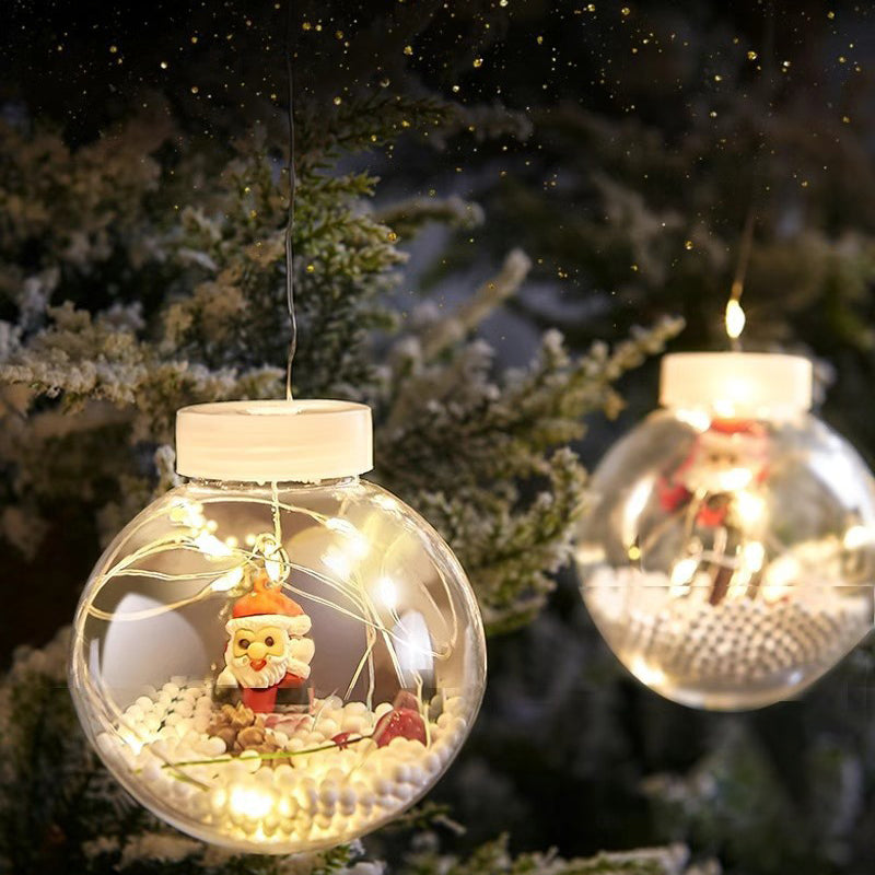 Contemporary Creative Christmas Tree Snowman LED Decoration String Lights For Living Room Lumendat