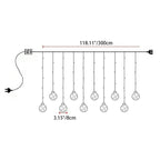Contemporary Creative Christmas Tree Snowman LED Decoration String Lights For Living Room Lumendat