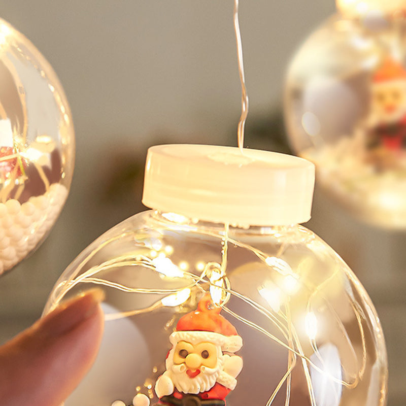 Contemporary Creative Christmas Tree Snowman LED Decoration String Lights For Living Room Lumendat