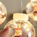 Contemporary Creative Christmas Tree Snowman LED Decoration String Lights For Living Room Lumendat