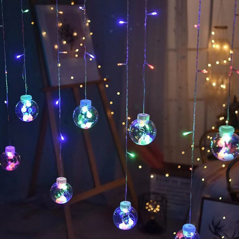 Contemporary Creative Christmas Tree Snowman LED Decoration String Lights For Living Room Lumendat