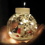 Contemporary Creative Christmas Tree Snowman LED Decoration String Lights For Living Room Lumendat