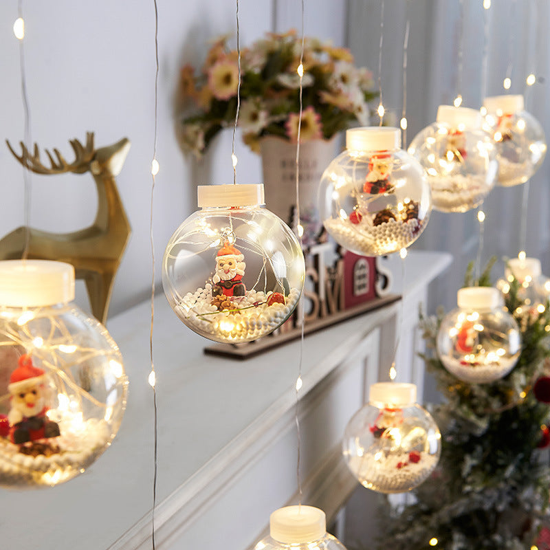 Contemporary Creative Christmas Tree Snowman LED Decoration String Lights For Living Room Lumendat