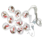Contemporary Creative Christmas Tree Snowman LED Decoration String Lights For Living Room Lumendat