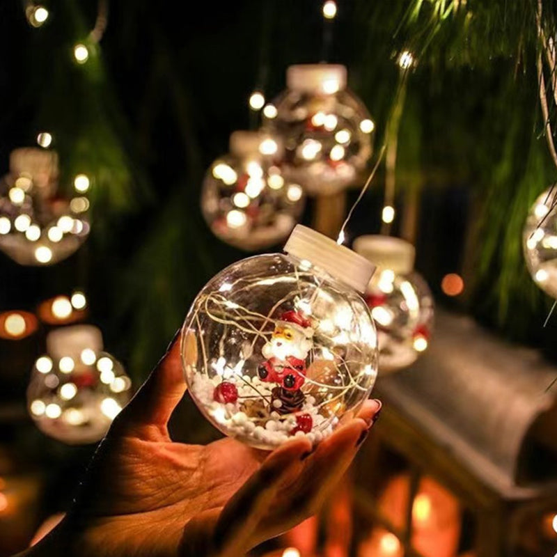 Contemporary Creative Christmas Tree Snowman LED Decoration String Lights For Living Room Lumendat