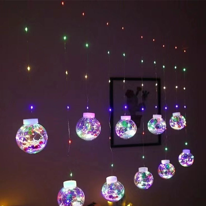 Contemporary Creative Christmas Tree Snowman LED Decoration String Lights For Living Room Lumendat