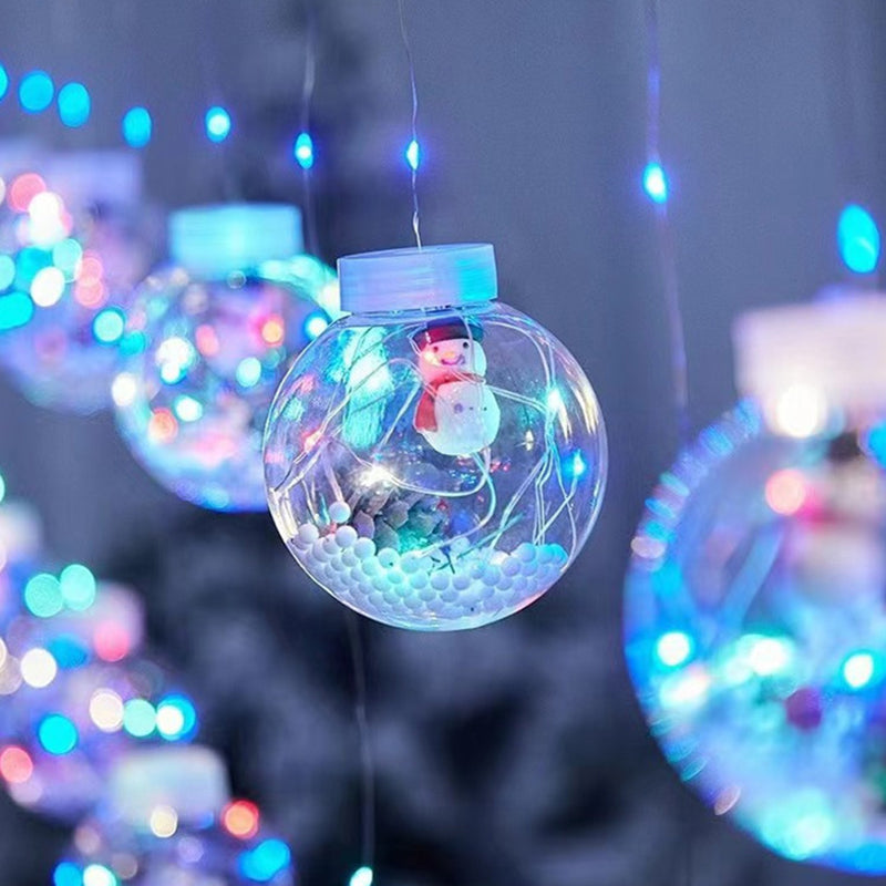 Contemporary Creative Christmas Tree Snowman LED Decoration String Lights For Living Room Lumendat
