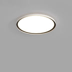 Modern Minimalist Geometric Circle Aluminum LED Flush Mount Ceiling Light For Living Room