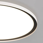 Modern Minimalist Geometric Circle Aluminum LED Flush Mount Ceiling Light For Living Room