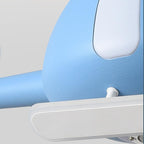 Lumendat Contemporary Creative Cartoon Helicopter Iron Acrylic LED Kids Downrods Ceiling Fan Light For Bedroom Lumendat