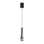 Contemporary Scandinavian Liftable Aluminum Long Strip LED Pendant Light For Bedroom