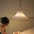 Contemporary Creative Lava Trumpet Acrylic Shade 1-Light Pendant Light For Dining Room