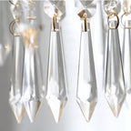 Contemporary Luxury Antique Brass Frame Crystal Tassel 1-Light Pendant Light For Dining Room