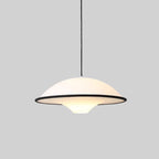 Contemporary Nordic Acrylic Flying Saucer 1-Light Pendant Light For Living Room