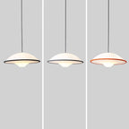 Contemporary Nordic Acrylic Flying Saucer 1-Light Pendant Light For Living Room