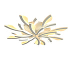 Contemporary Nordic Metal Acrylic Dandelion LED Flush Mount Ceiling Light for Bedroom