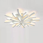 Contemporary Nordic Metal Acrylic Dandelion LED Flush Mount Ceiling Light for Bedroom
