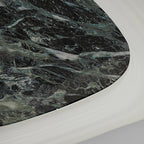 Contemporary Nordic Square Acrylic Marble Texture LED Flush Mount Ceiling Light For Bedroom