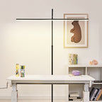 Modern Minimalist Linear Iron LED Reading Light Standing Floor Lamp For Living Room Lumendat