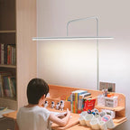 Modern Minimalist Linear Iron LED Reading Light Standing Floor Lamp For Living Room Lumendat