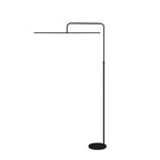 Modern Minimalist Linear Iron LED Reading Light Standing Floor Lamp For Living Room Lumendat