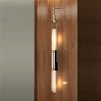 Contemporary Retro Iron Glass Long Strip LED Wall Sconce Lamp For Living Room