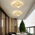 Modern Luxury Iron Acrylic LED Spotlight Flush Mount Ceiling Light For Living Room