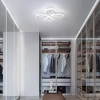 Contemporary Simplicity Iron Chinese Knot Acrylic LED Semi-Flush Mount Ceiling Light For Bedroom