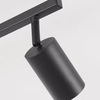 Contemporary Simplicity Iron Aluminum 3/4/5-light Track Adjustable Spotlight Semi-flush Mount Ceiling Light for Living Room