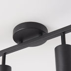 Contemporary Simplicity Iron Aluminum 3/4/5-light Track Adjustable Spotlight Semi-flush Mount Ceiling Light for Living Room