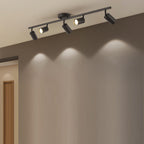 Contemporary Simplicity Iron Aluminum 3/4/5-light Track Adjustable Spotlight Semi-flush Mount Ceiling Light for Living Room
