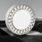 Contemporary Nordic Aluminum Acrylic Round LED Pendant Light For Living Room