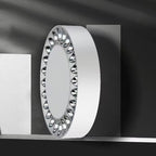 Contemporary Nordic Aluminum Acrylic Round LED Pendant Light For Living Room