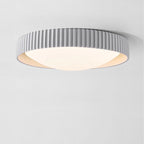 Contemporary Scandinavian Macaron Resin Acrylic Geometric Circle LED Flush Mount Ceiling Light for Bedroom