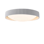 Contemporary Scandinavian Macaron Resin Acrylic Geometric Circle LED Flush Mount Ceiling Light for Bedroom