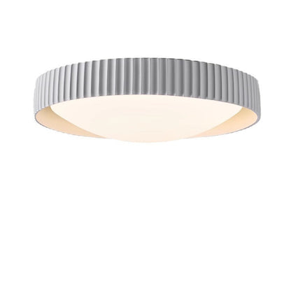 Contemporary Scandinavian Macaron Resin Acrylic Geometric Circle LED Flush Mount Ceiling Light for Bedroom