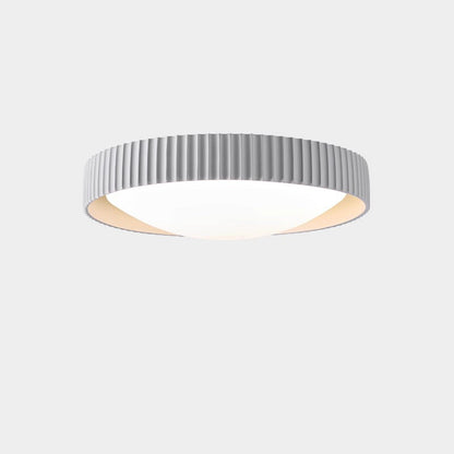 Contemporary Scandinavian Macaron Resin Acrylic Geometric Circle LED Flush Mount Ceiling Light for Bedroom
