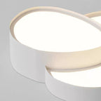 Contemporary Simplicity Cobblestone Acrylic Metal LED Flush Mount Ceiling Light for Living Room