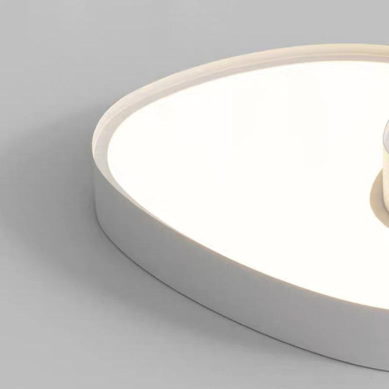 Contemporary Simplicity Cobblestone Acrylic Metal LED Flush Mount Ceiling Light for Living Room