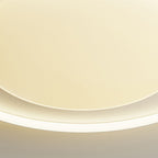 Modern Minimalist Iron Aluminum Round Acrylic LED Flush Mount Ceiling Light For Bedroom