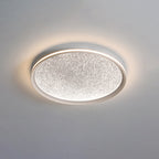Contemporary Creative Starlight Cloud Rain Texture Iron Aluminum Round LED Flush Mount Ceiling Light For Living Room