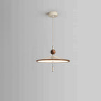Contemporary Scandinavian Conical Aluminum Acrylic LED Pendant Light For Bedroom