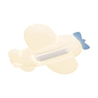 Lumendat Contemporary Creative Cartoon Airplane Cloud PE Shade LED Kids Flush Mount Ceiling Invisible Bladeless Fan Light For Bedroom Lumendat