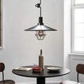 Contemporary Nordic Iron Frame Conical Solid Wood 1-Light Pendant Light For Living Room