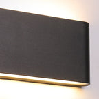 Modern Minimalist Waterproof Rectangle Aluminum LED Outdoor Wall Sconce Lamp For Outdoor Patio Lumendat