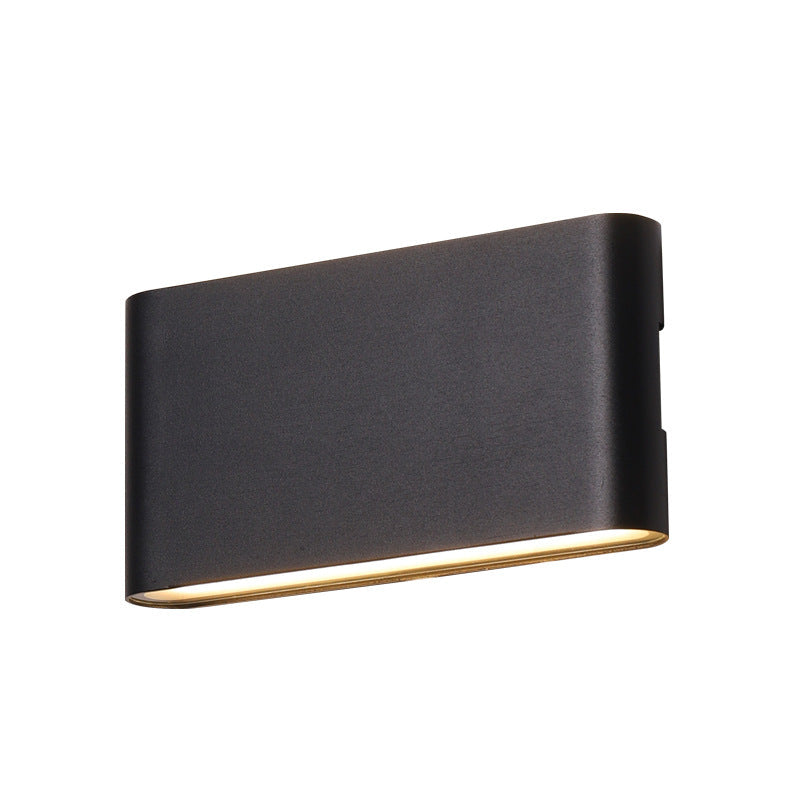 Modern Minimalist Waterproof Rectangle Aluminum LED Outdoor Wall Sconce Lamp For Outdoor Patio Lumendat