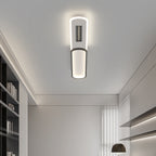 Modern Minimalist Grille Long Strip Acrylic Iron LED Spotlight Flush Mount Ceiling Light For Bedroom