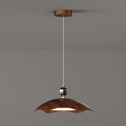 Traditional Vintage Iron PE Flying Saucer LED Pendant Light For Living Room