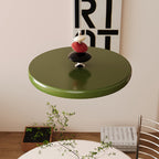 Contemporary Scandinavian Aluminum Iron Round LED Pendant Light For Living Room