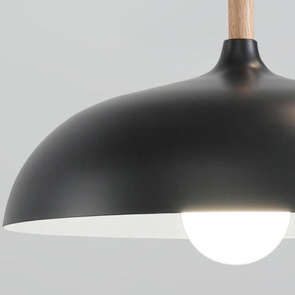 Contemporary Nordic Aluminum Iron Rattan Round Shade 3-Light Spotlight Pendant Light Track Light For Living Room